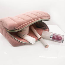 Load image into Gallery viewer, Plush Pink Makeup Baguette